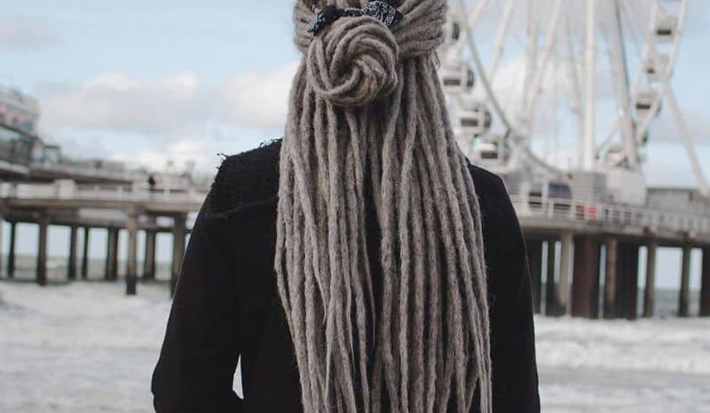 Woman with Aosome Dreadlocks