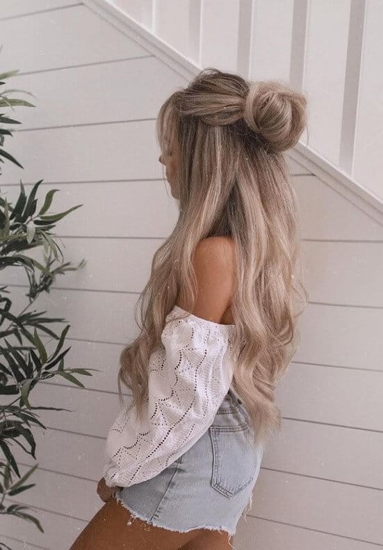 easy summer hairstyles for thick hair,