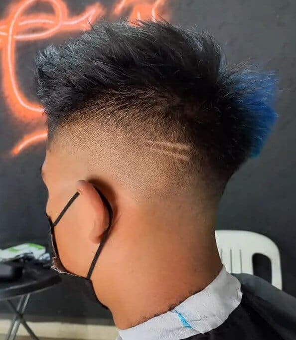 mid high fade