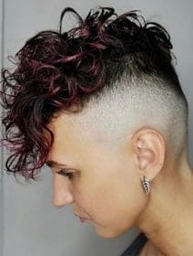 short fade haircut black female