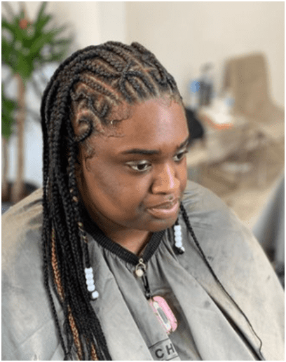 The Fancy Cornrows hairstyle