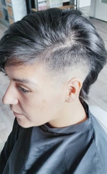 short fade haircut for females
