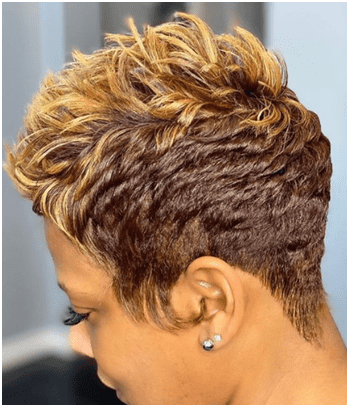 The Pixie Mohawk with Highlighted Tips hairstyle