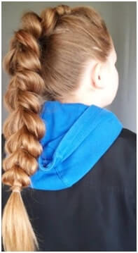 Pull-through hairstyles for teens