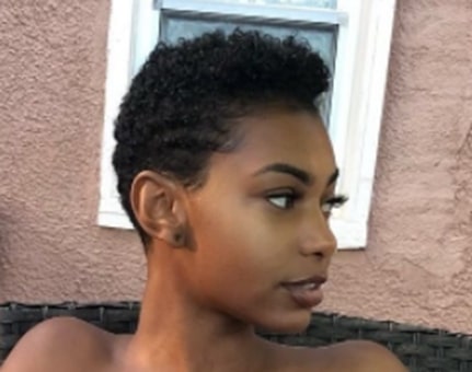 short natural fade haircuts for black females