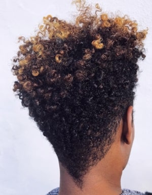 short fade haircut black female