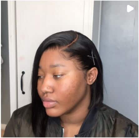 
weave bob hairstyles with side part
