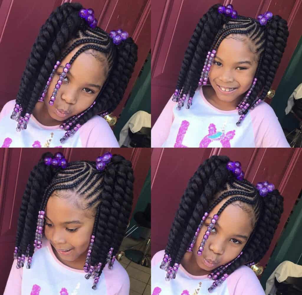 Crochet Hairstyle For Little Girls