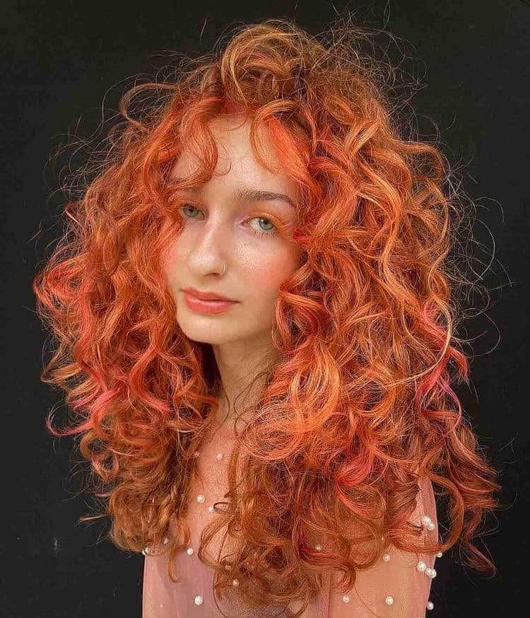 Red Hair with Highlights