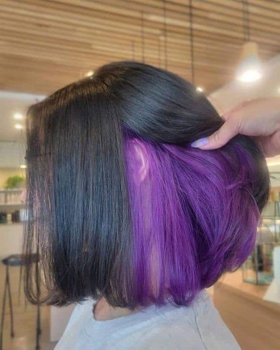 purple hair