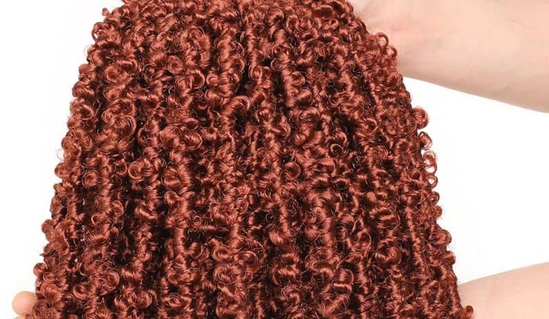 Leeven Crochet Braids in the hands