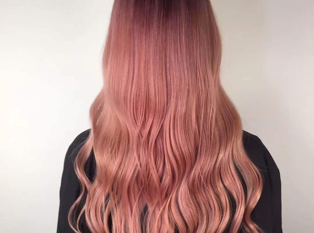 Asian balayage on hair