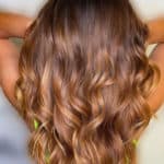 Long Waves with Warm Caramel Balayage