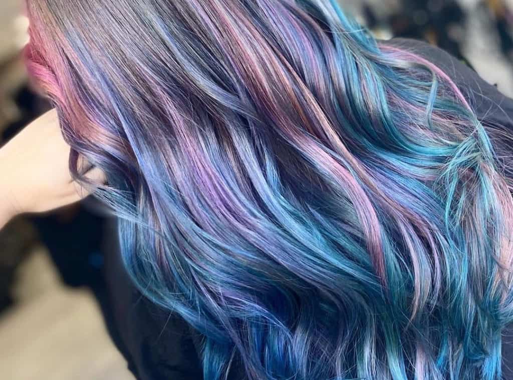 pastel mermaid hair color