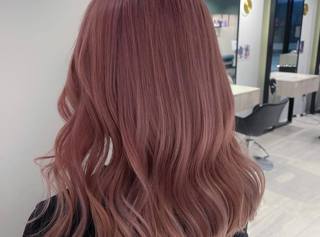 ash strawberry balayage