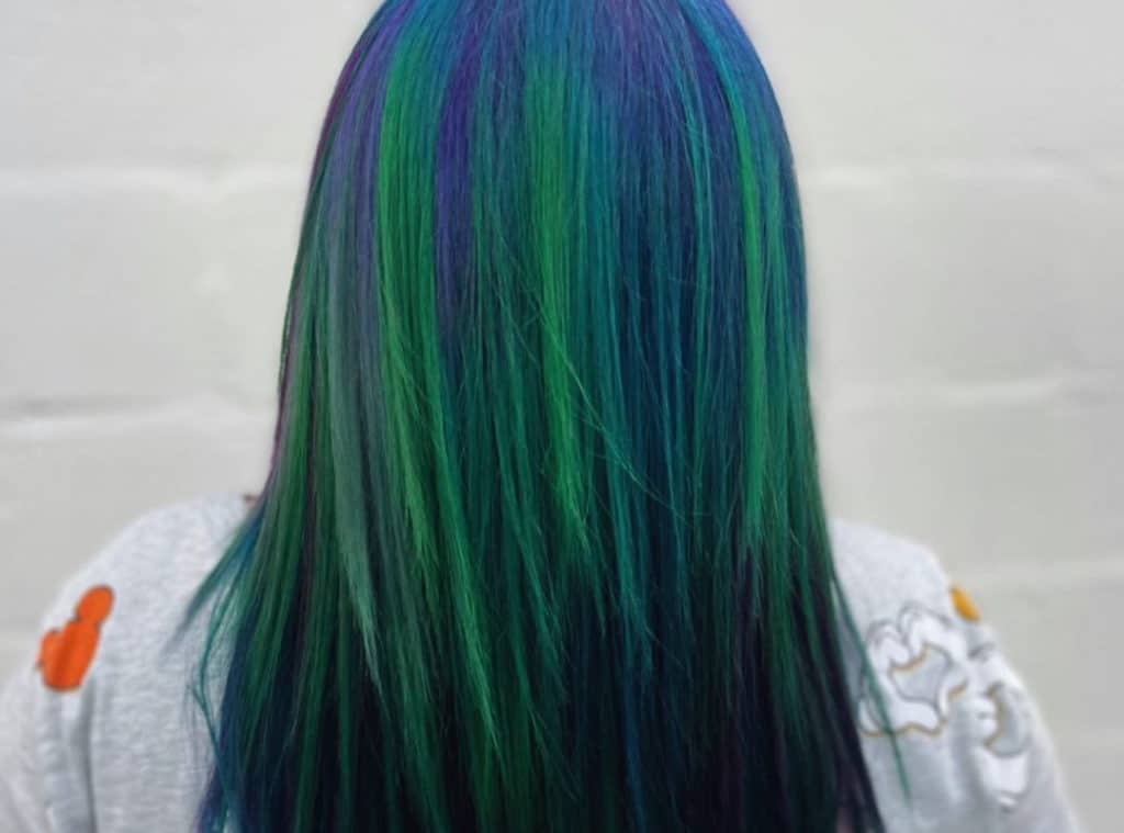 green mermaid hair
