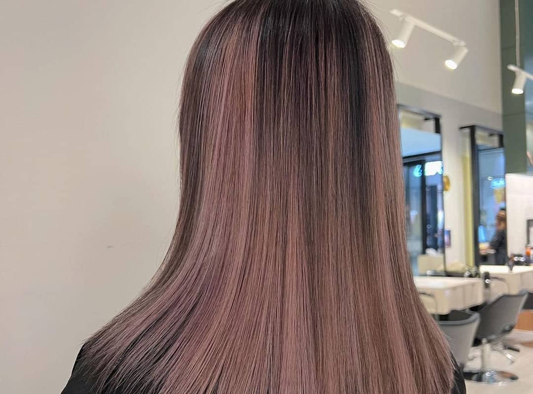 Balayage for black straight Asian hair
