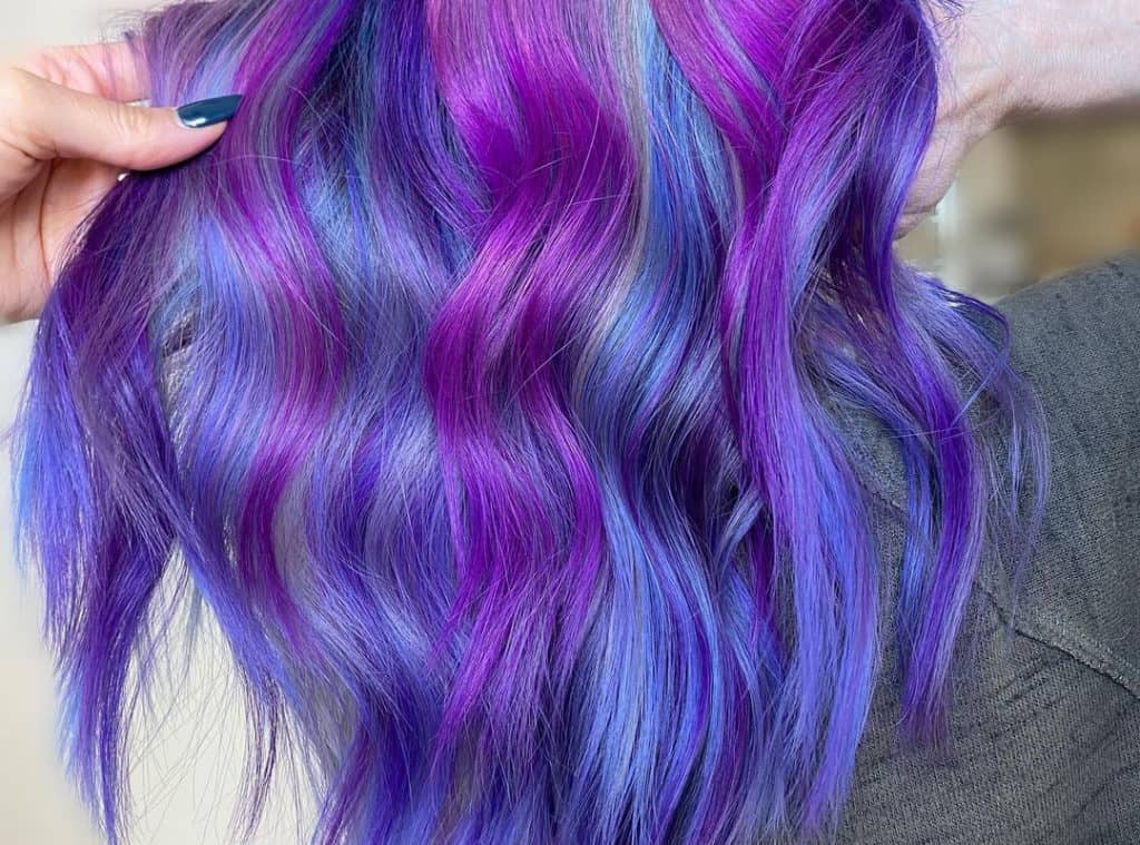 unicorn galaxy hair