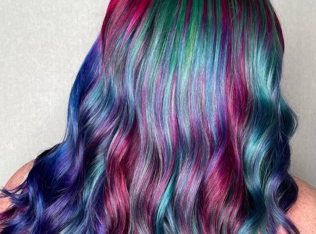 rainbow galaxy hair