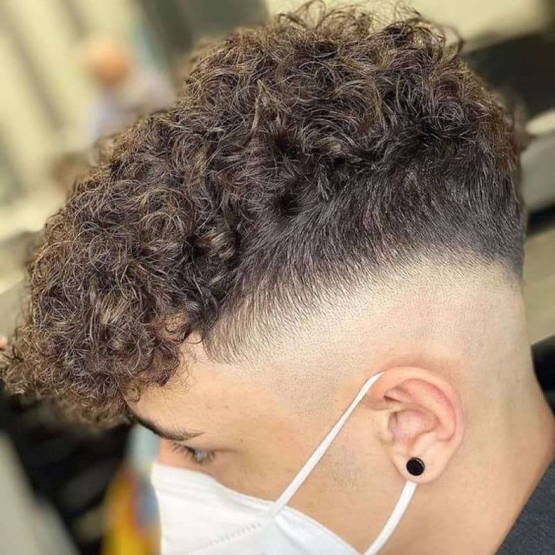 A man with a broccoli haircut