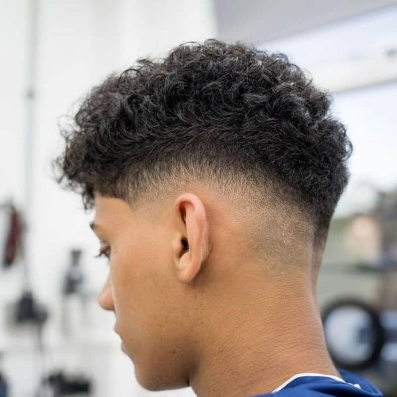 A man with a broccoli haircut