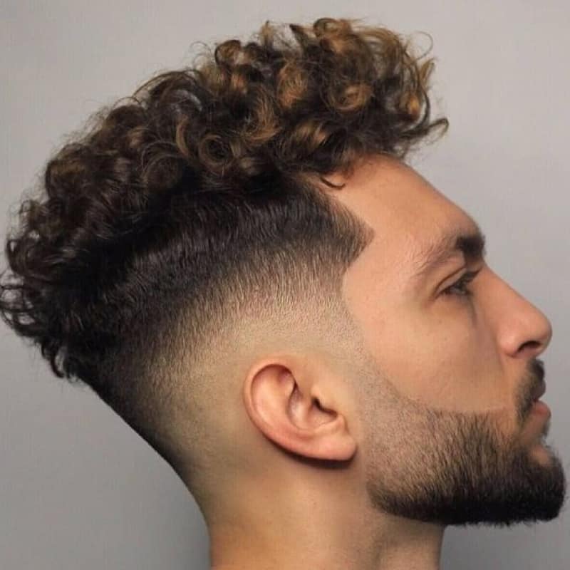 A man with a broccoli haircut