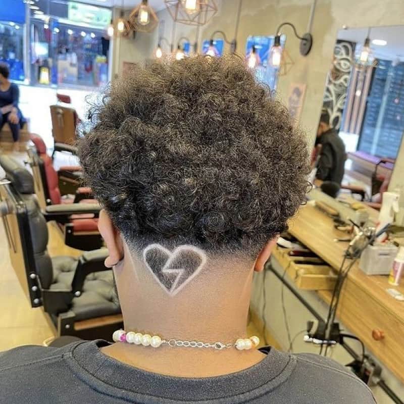 Back broken heart haircut