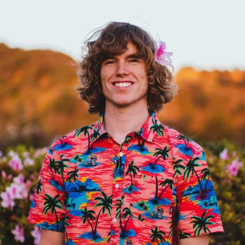 Danny Duncan on flowers