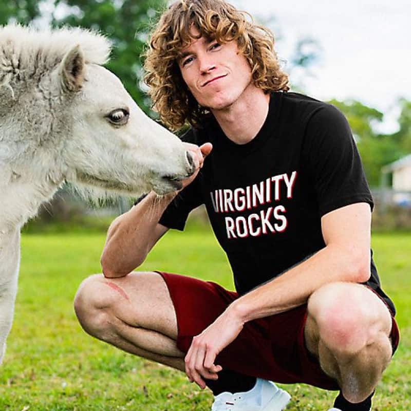 Danny Duncan with an animal